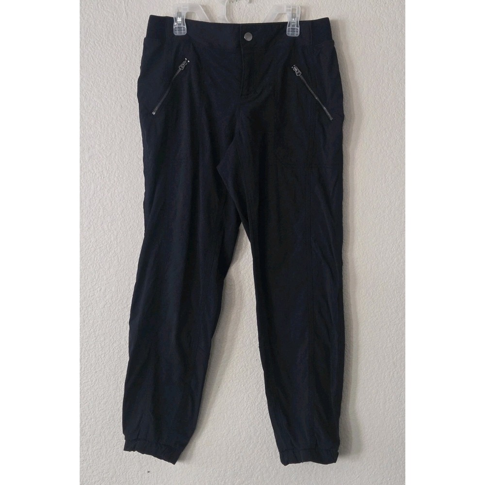 Athleta Pants Womens Sz 6 Black Trekkie North Jogger Pockets Stretch Athleisure
